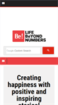 Mobile Screenshot of lifebeyondnumbers.com